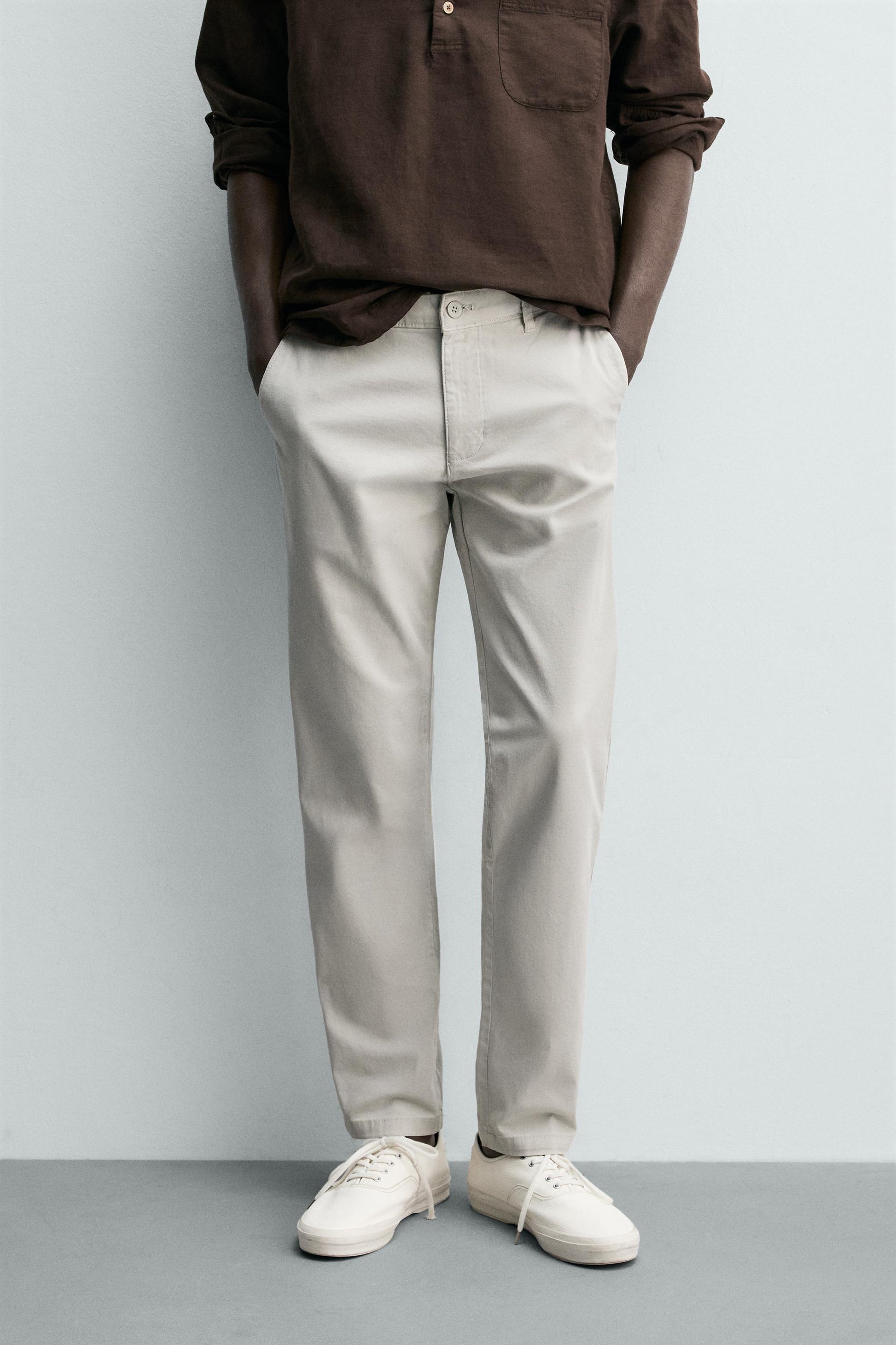 CALÇAS CHINO SKINNY FIT