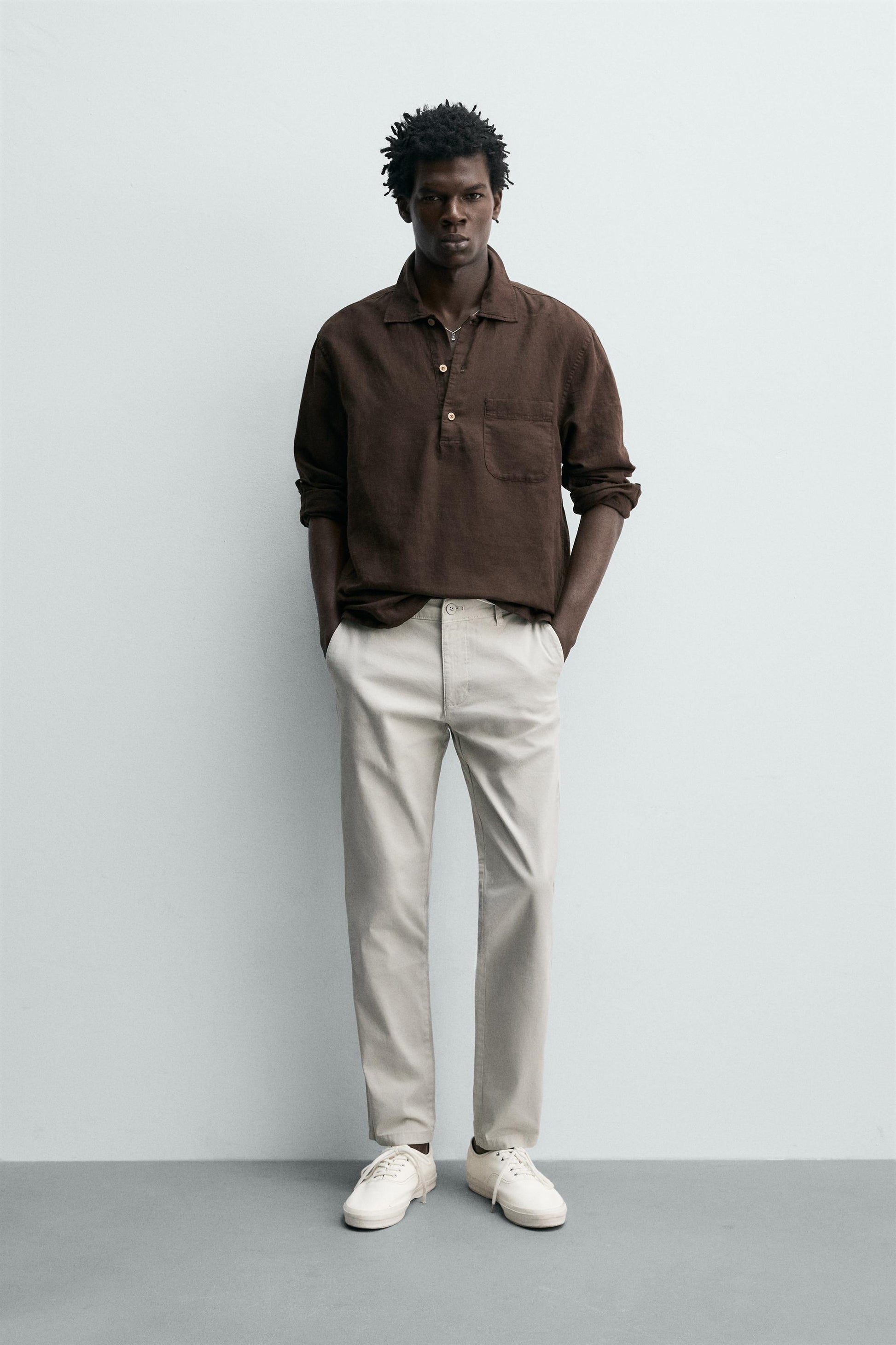 CALÇAS CHINO SKINNY FIT