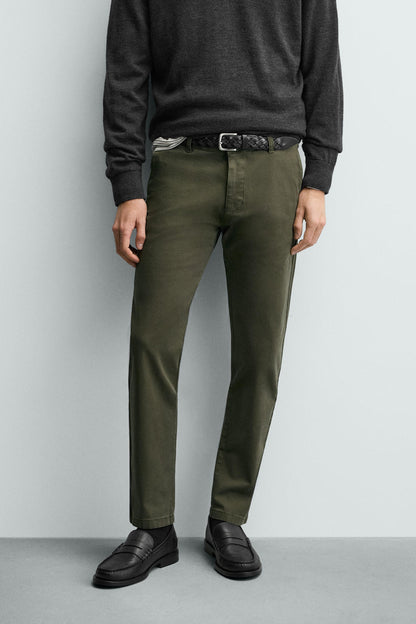 CALÇAS CHINO SKINNY FIT