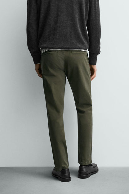 CALÇAS CHINO SKINNY FIT
