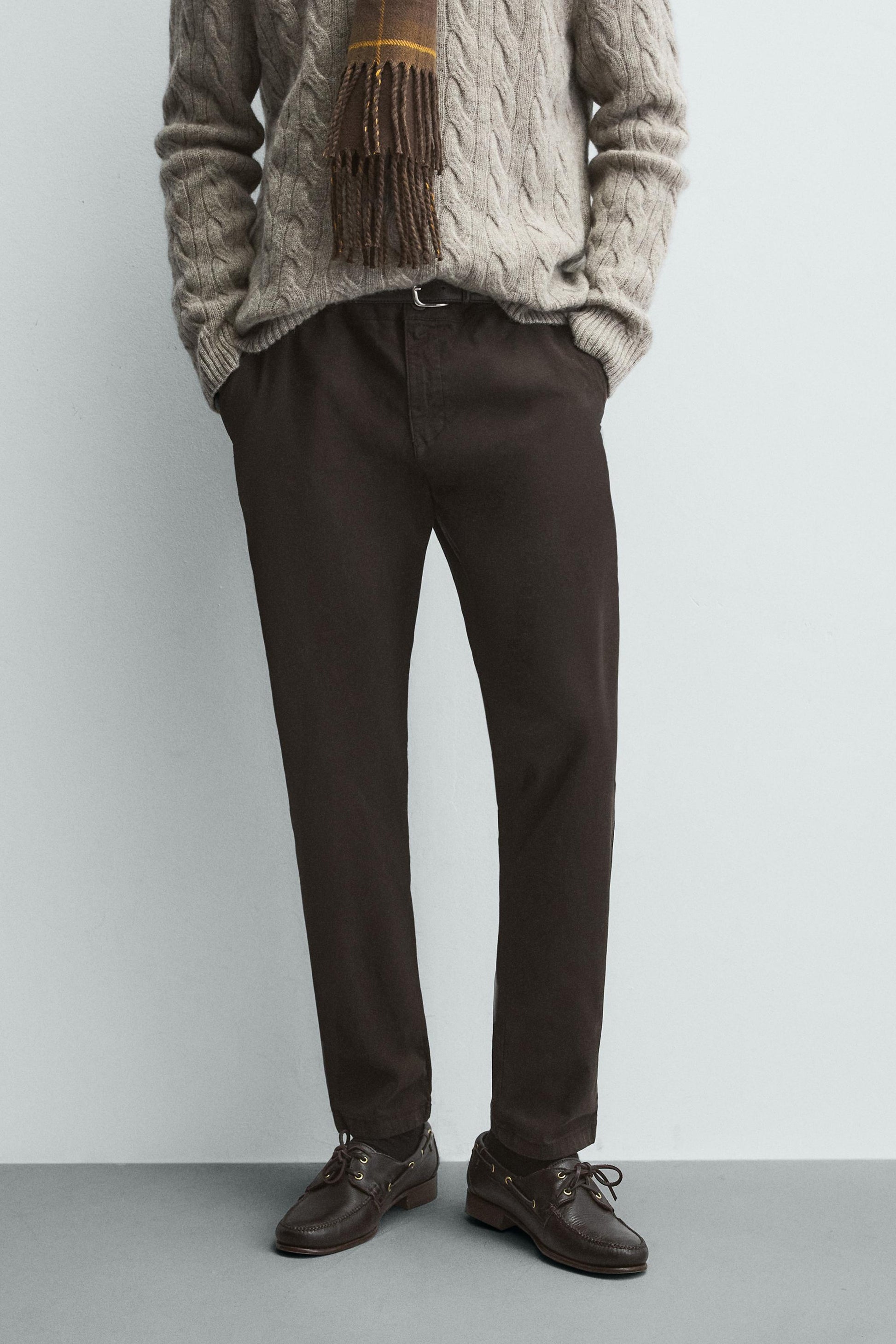CALÇAS CHINO SKINNY FIT