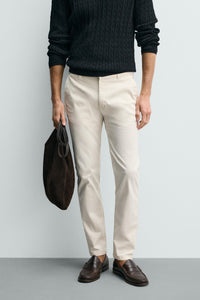 CALÇAS CHINO SKINNY FIT