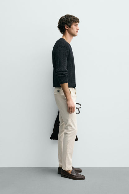 CALÇAS CHINO SKINNY FIT