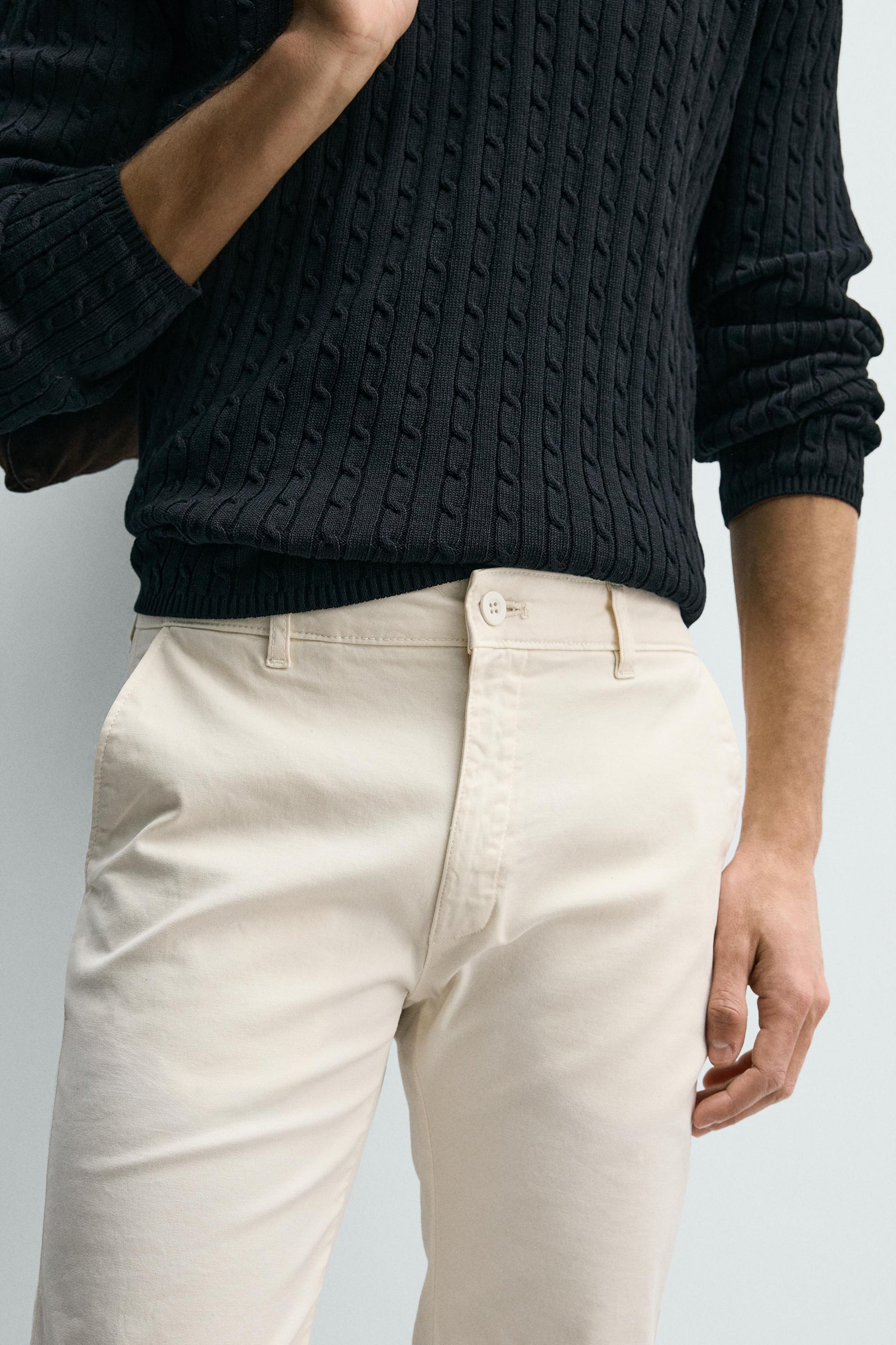 CALÇAS CHINO SKINNY FIT