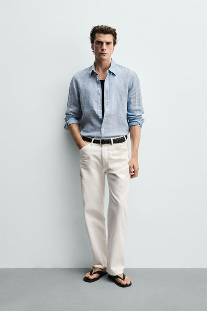CAMISA REGULAR FIT 100% LINHO