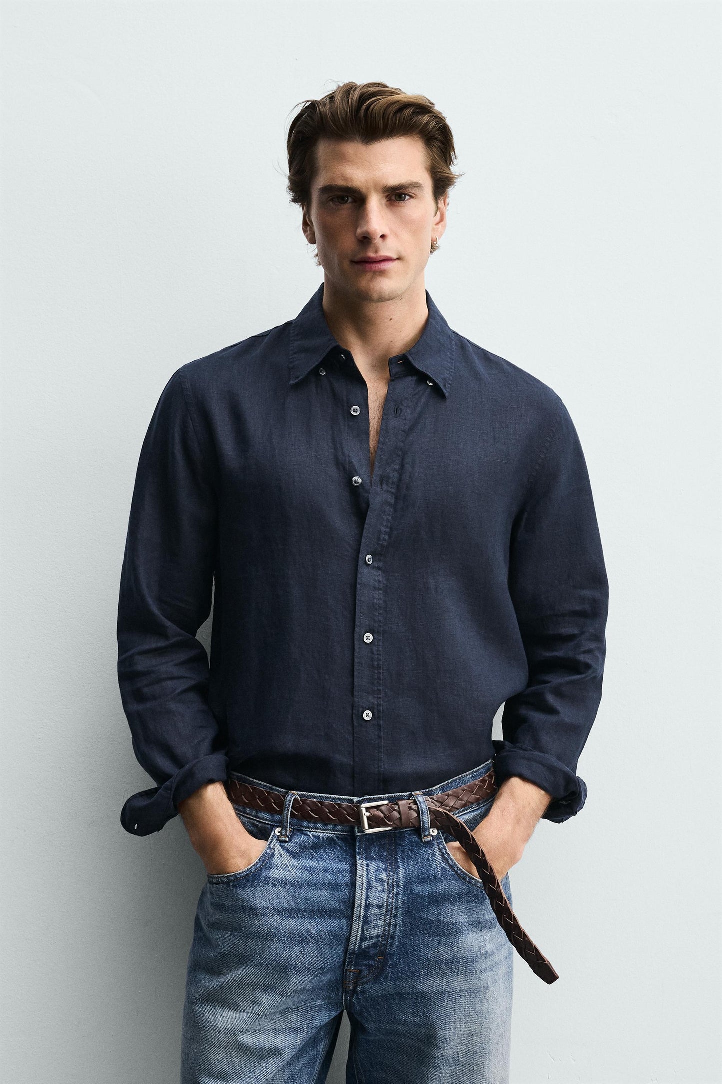 CAMISA REGULAR FIT 100% LINHO
