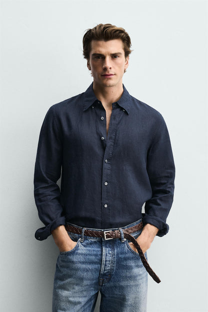 CAMISA REGULAR FIT 100% LINHO