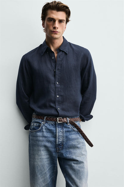 CAMISA REGULAR FIT 100% LINHO