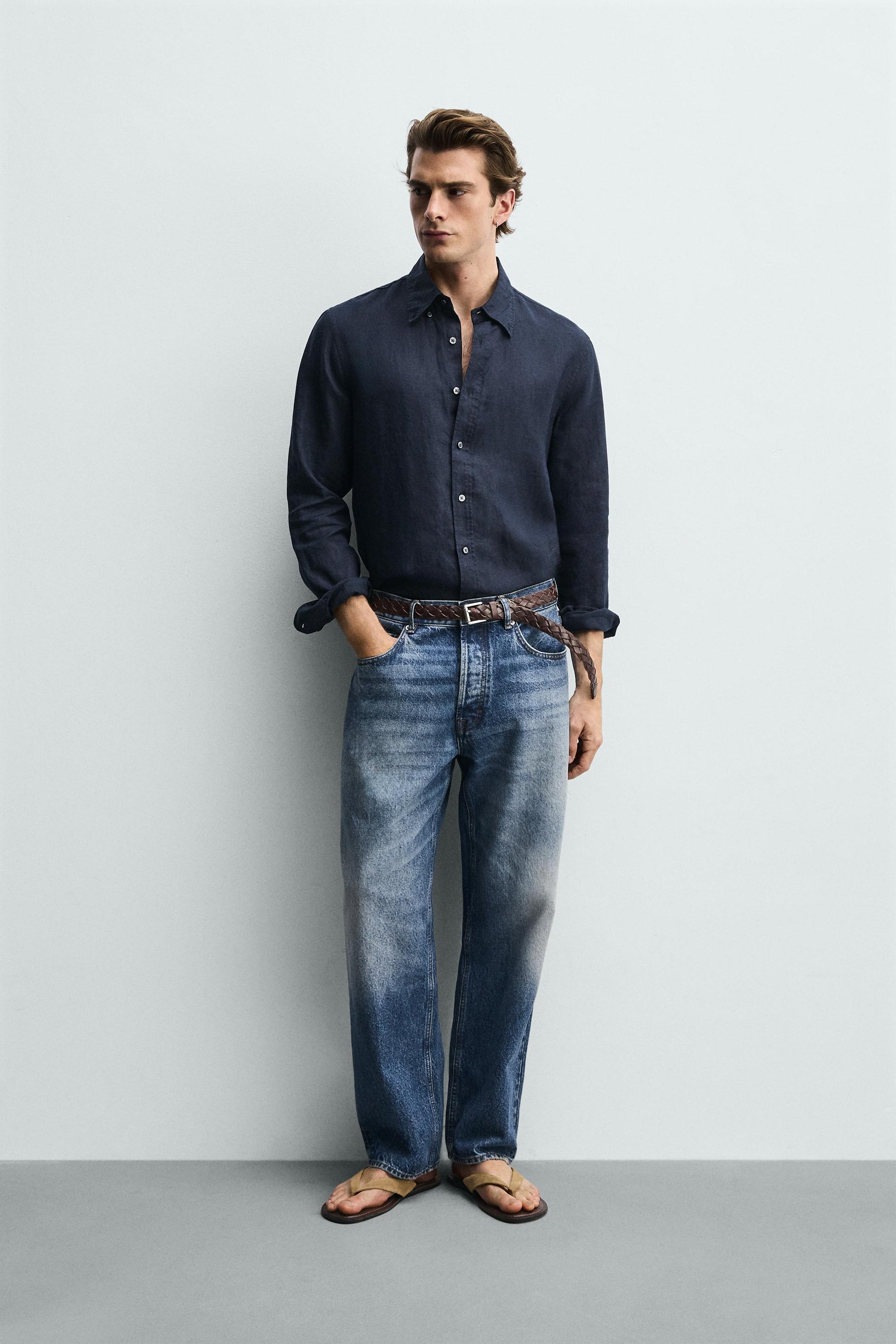 CAMISA REGULAR FIT 100% LINHO