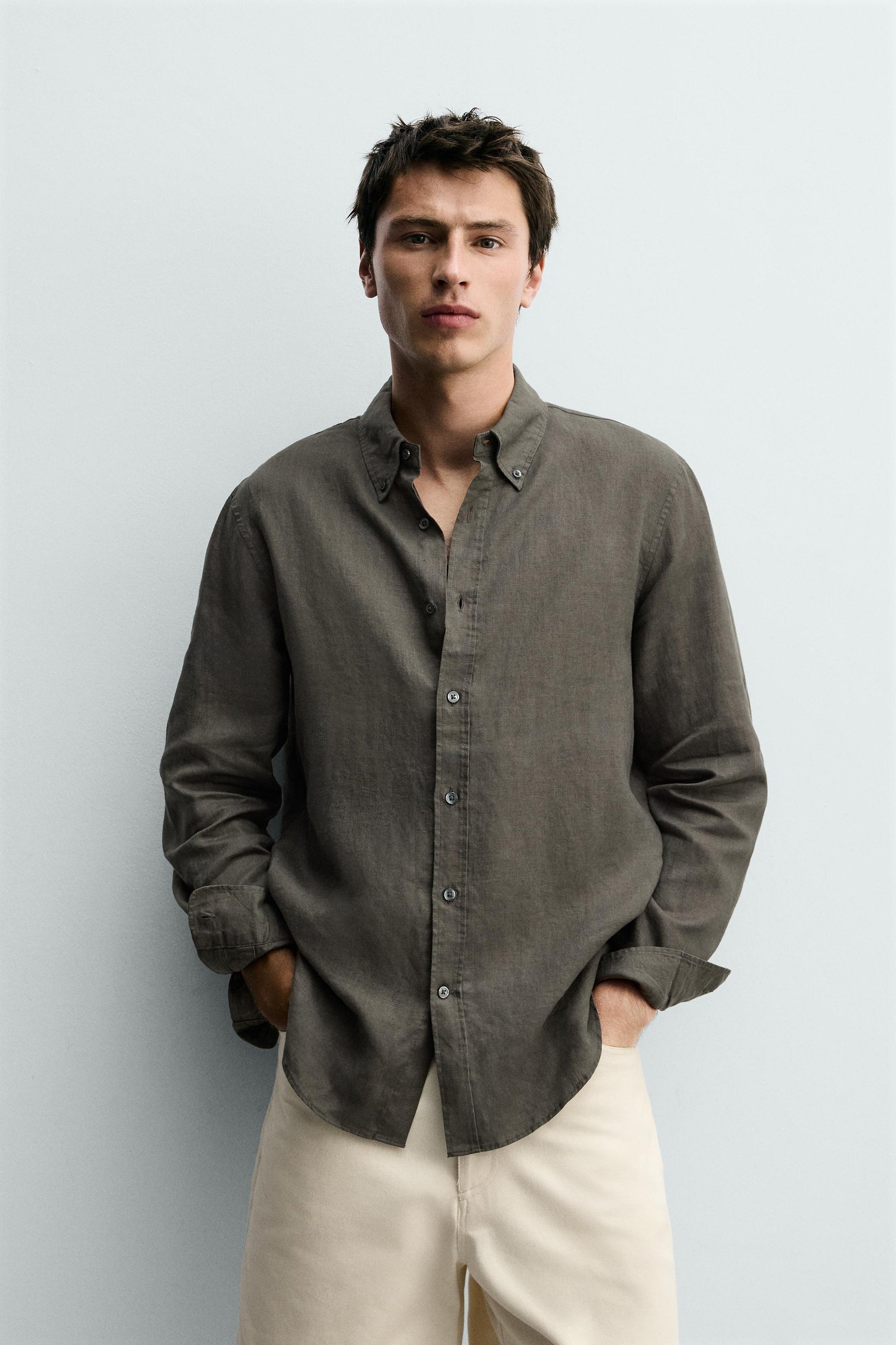 CAMISA REGULAR FIT 100% LINHO