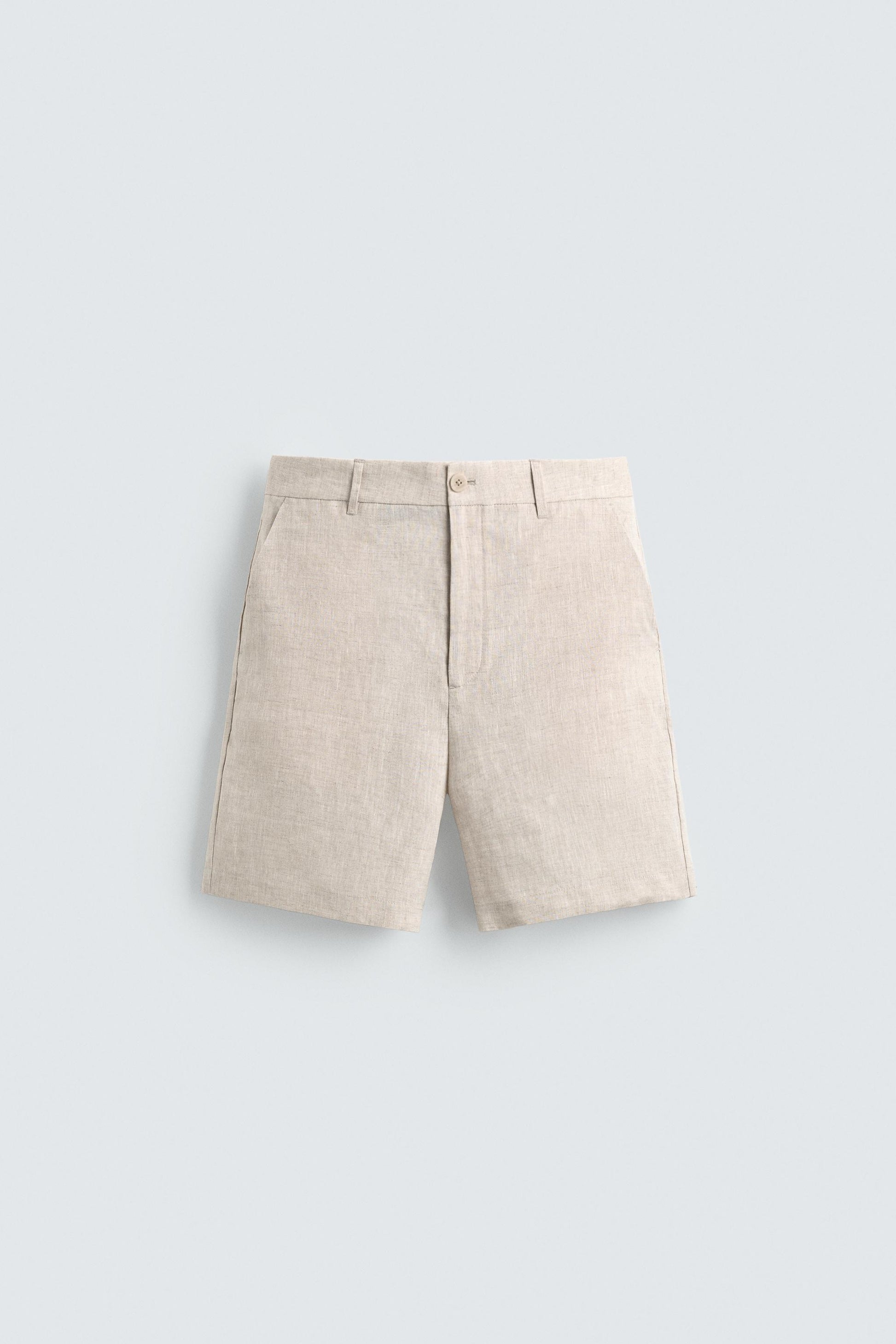 CALÇÕES BERMUDA REGULAR FIT 100% LINHO