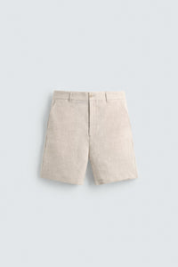 CALÇÕES BERMUDA REGULAR FIT 100% LINHO