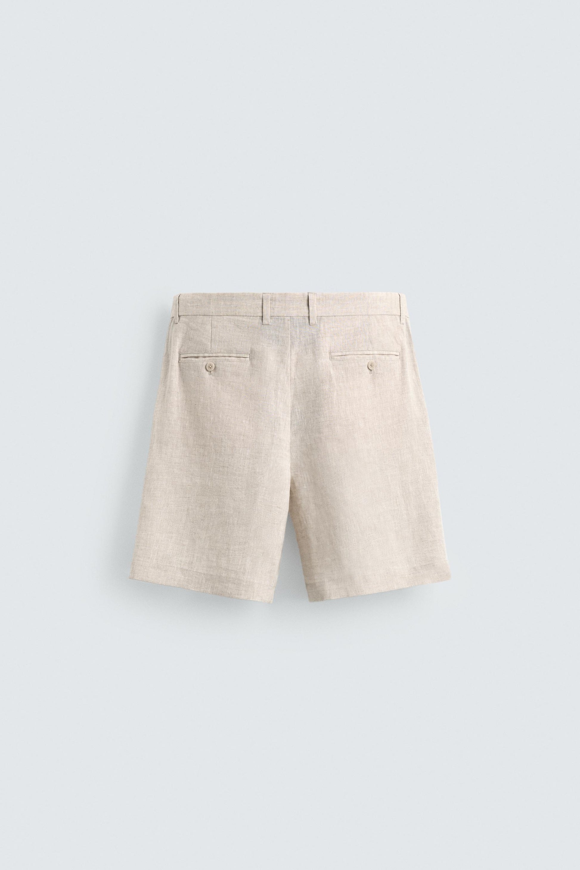 CALÇÕES BERMUDA REGULAR FIT 100% LINHO