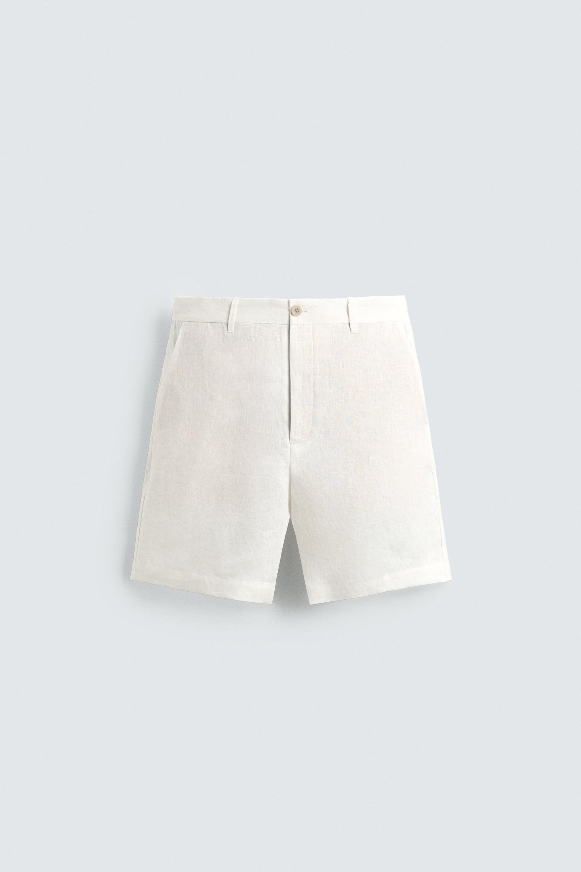 CALÇÕES BERMUDA REGULAR FIT 100% LINHO