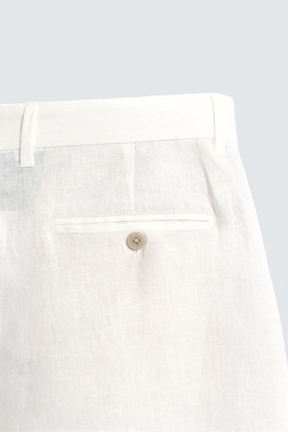 CALÇÕES BERMUDA REGULAR FIT 100% LINHO