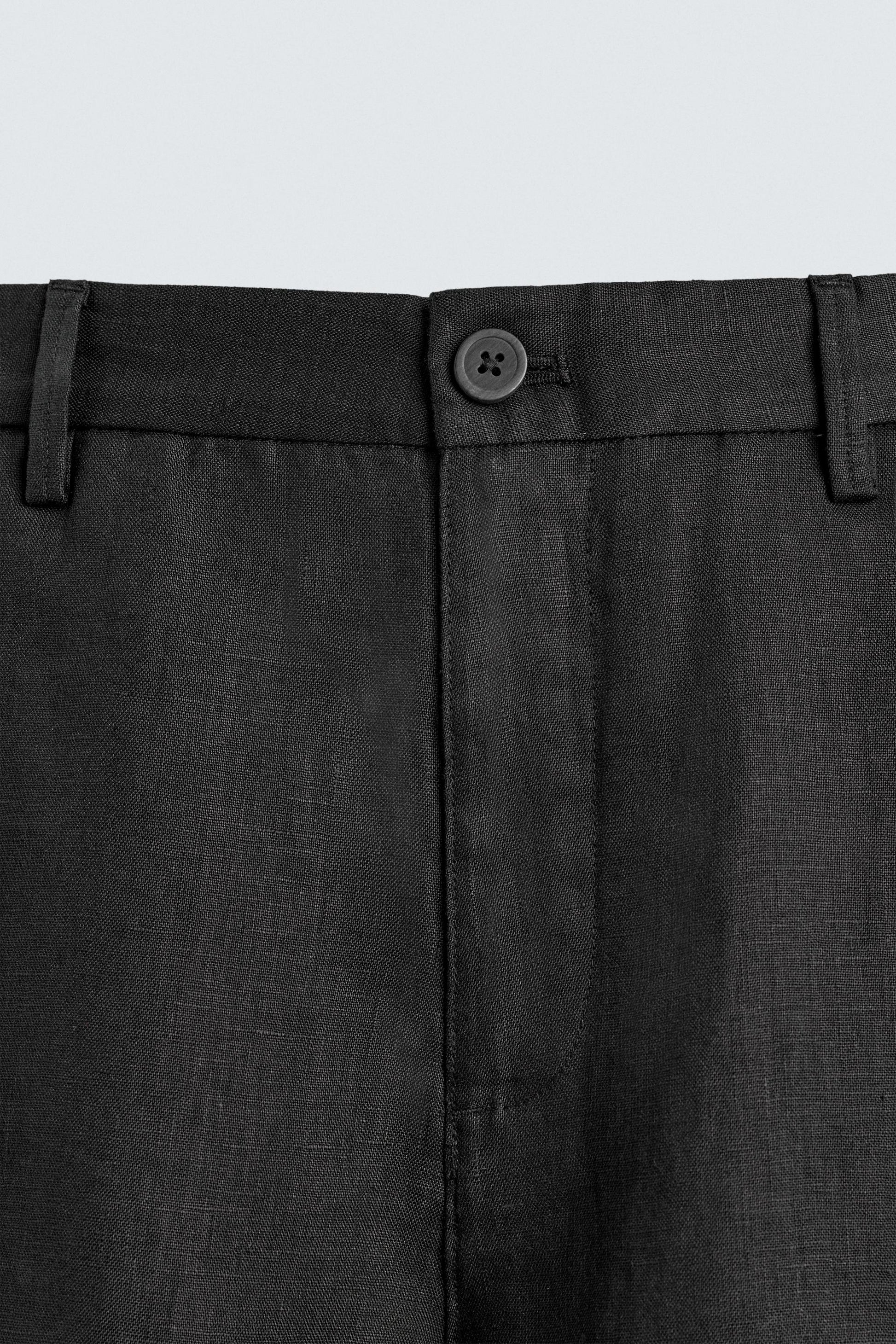 CALÇÕES BERMUDA REGULAR FIT 100% LINHO
