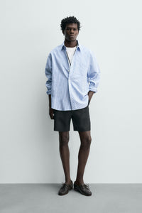 CALÇÕES BERMUDA REGULAR FIT 100% LINHO