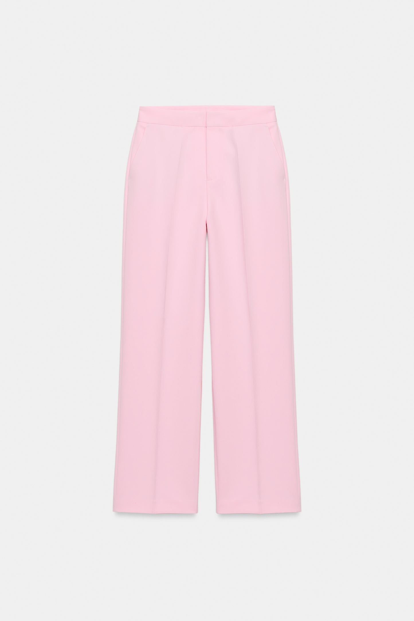CALÇAS RETAS DE CINTURA BAIXA - Rosa