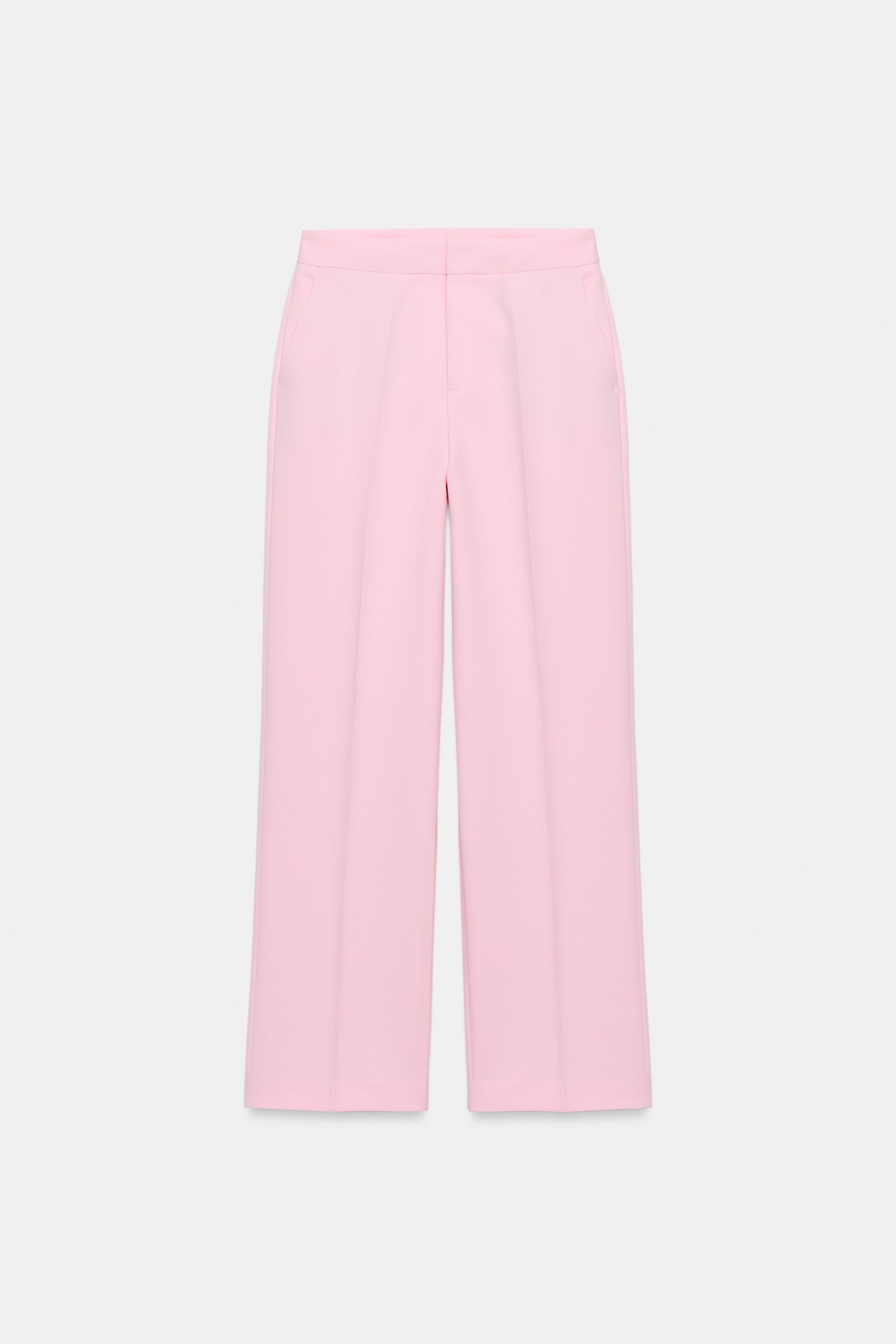 CALÇAS RETAS DE CINTURA BAIXA - Rosa