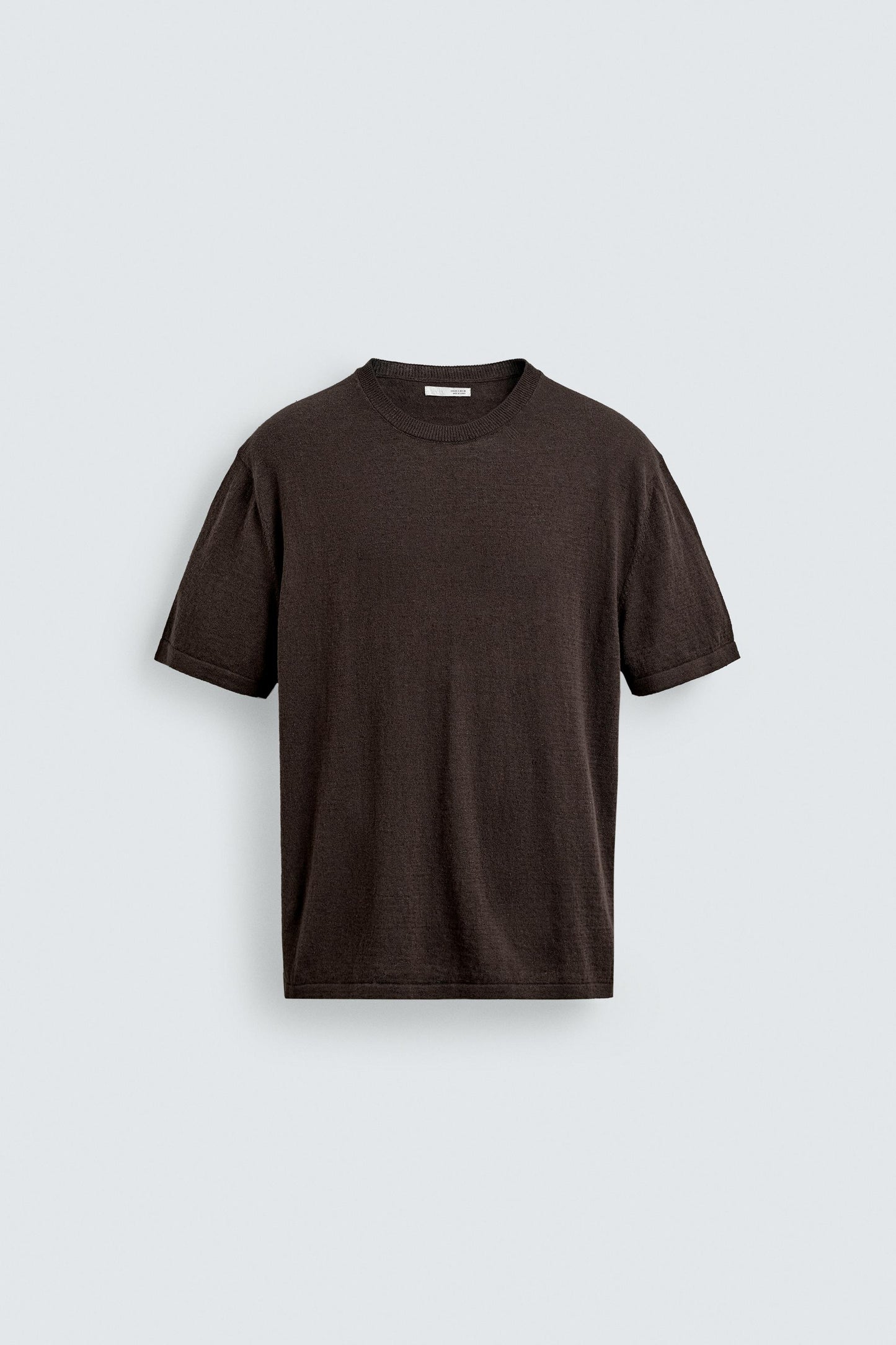 T-SHIRT DE MALHA ALGODÃO-LINHO