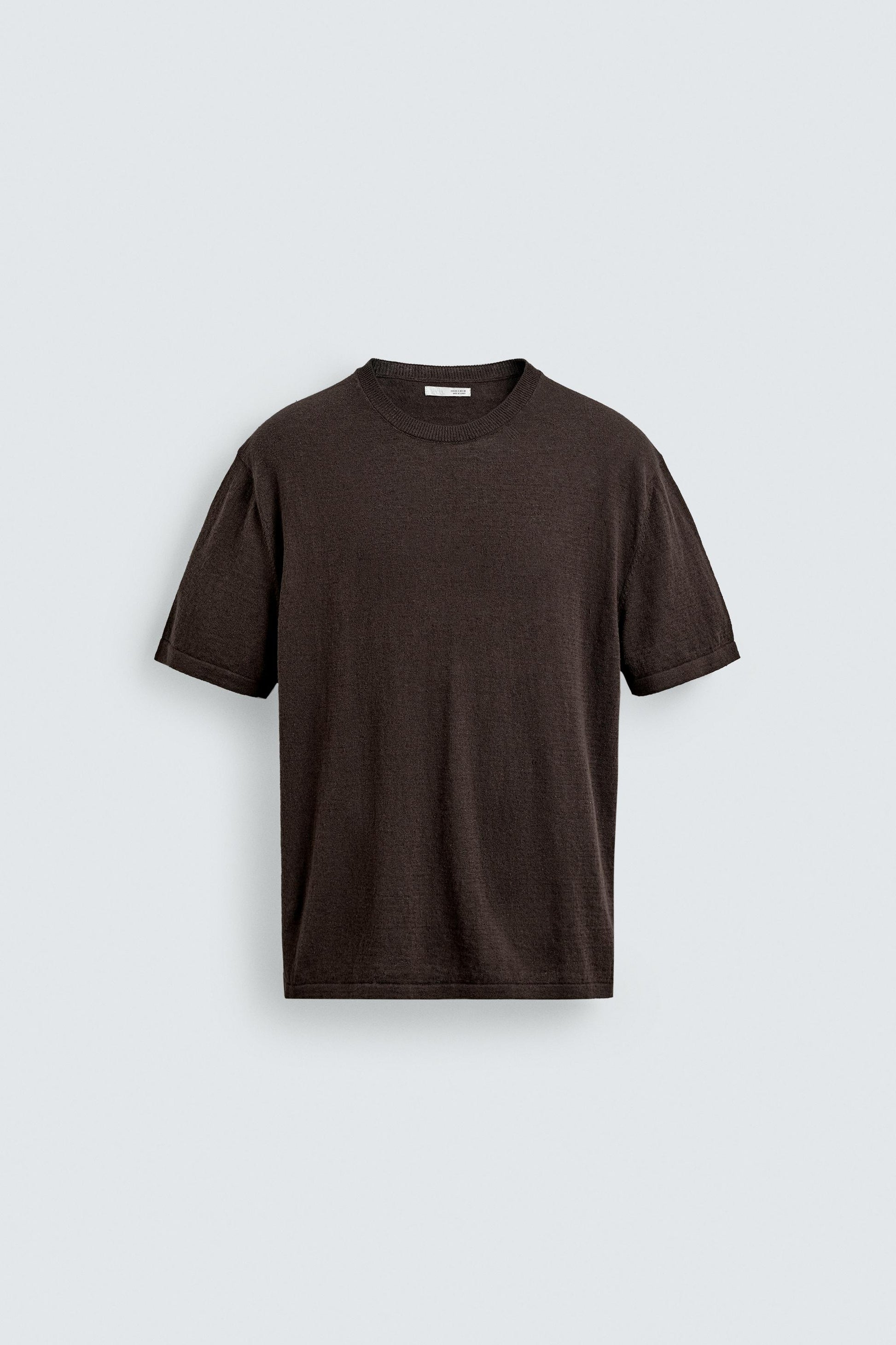 T-SHIRT DE MALHA ALGODÃO-LINHO
