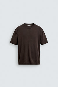 T-SHIRT DE MALHA ALGODÃO-LINHO