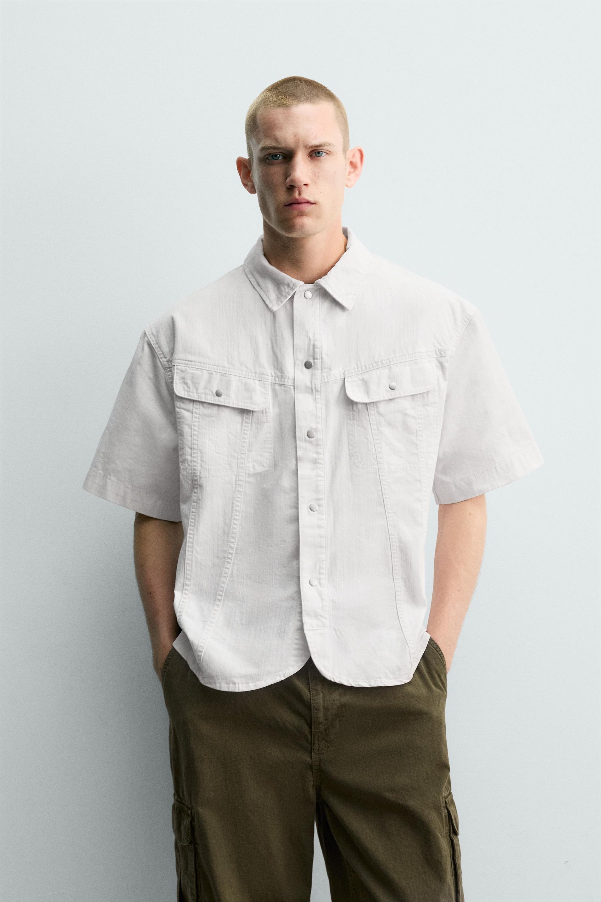 CAMISA COMPRIDA LAVADA BOXY FIT