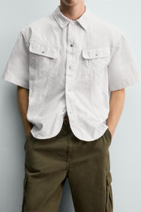 CAMISA COMPRIDA LAVADA BOXY FIT
