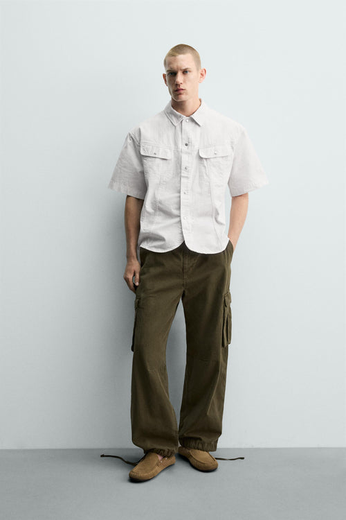 CAMISA COMPRIDA LAVADA BOXY FIT