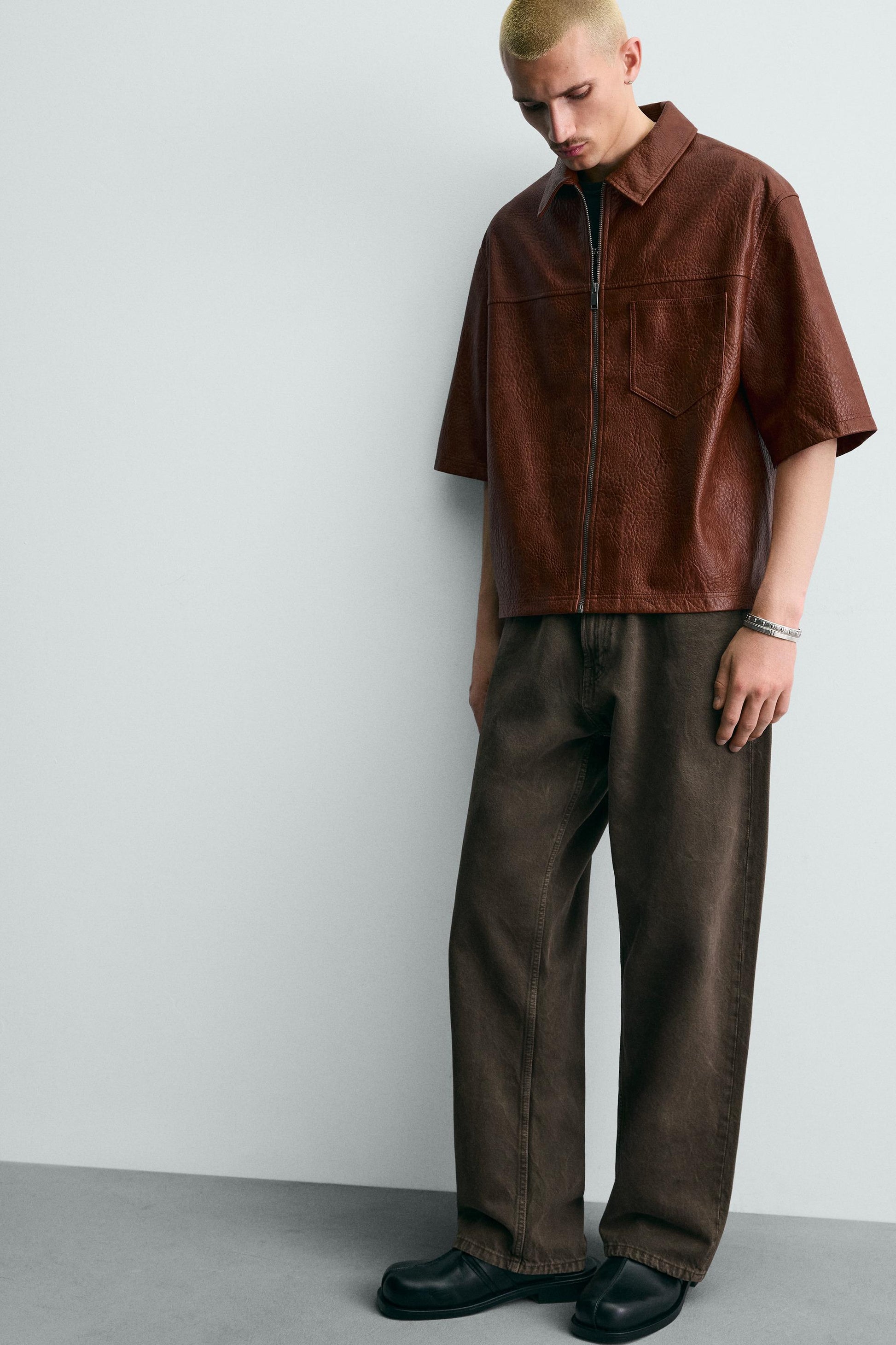 CAMISA COMPRIDA RELAXED FIT POLIPELE