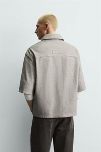 CAMISA COMPRIDA RELAXED FIT POLIPELE