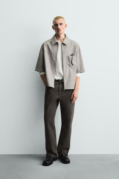 CAMISA COMPRIDA RELAXED FIT POLIPELE