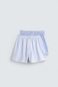 PACK DE 2 BOXERS DE POPELINA COMBINADOS