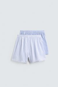 PACK DE 2 BOXERS DE POPELINA COMBINADOS