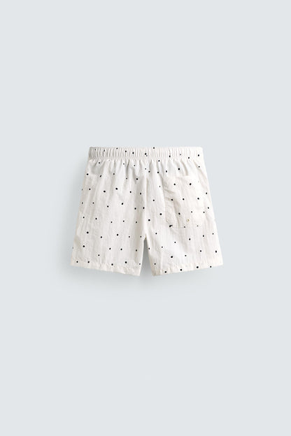 CALÇÕES DE BANHO COM BOLINHAS
