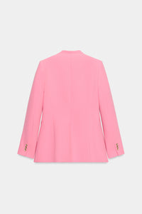 BLAZER JUSTO SEM LAPELA - Rosa