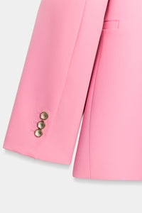 BLAZER JUSTO SEM LAPELA - Rosa