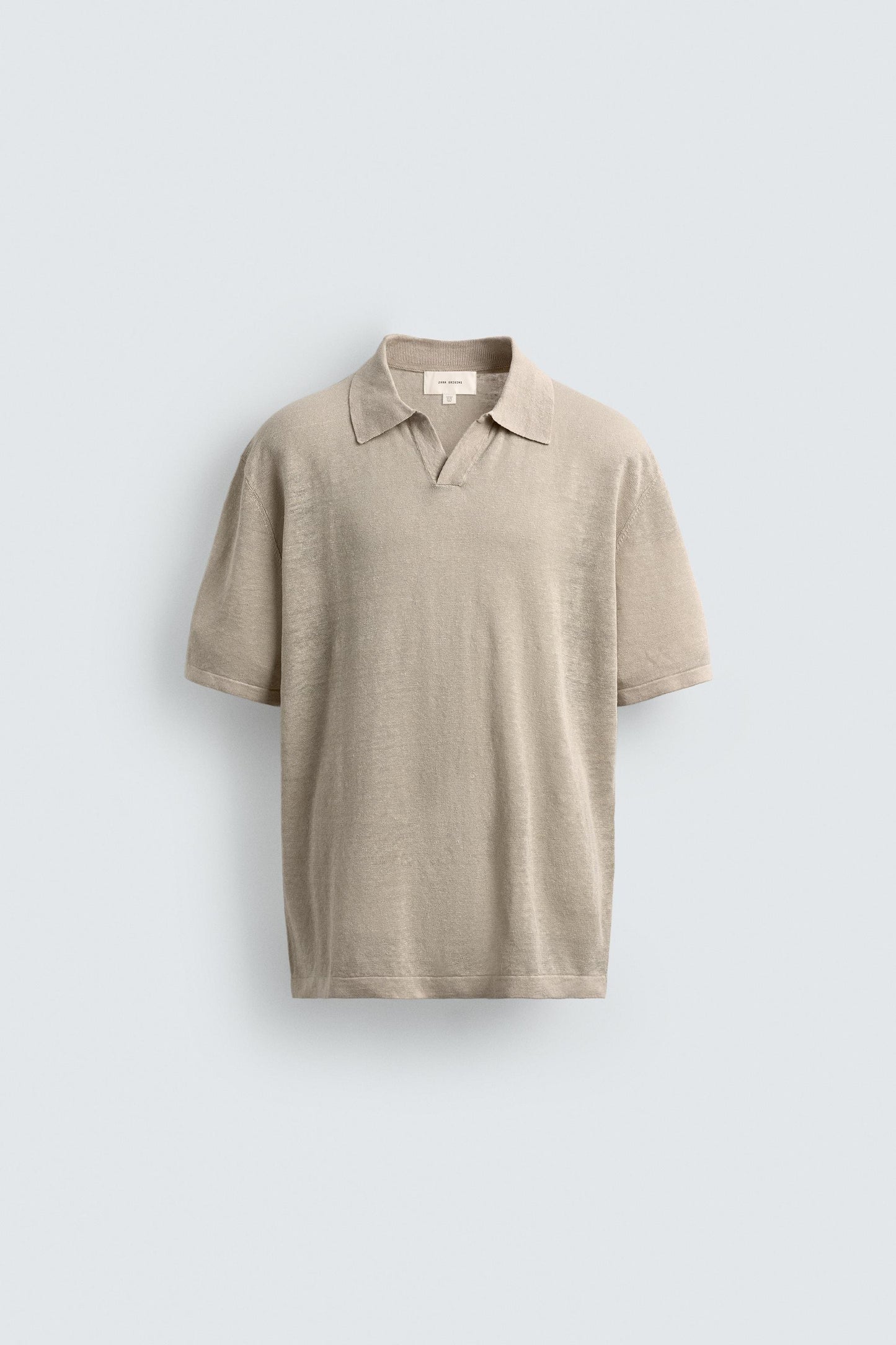POLO MALHA REGULAR FIT 100% LINHO