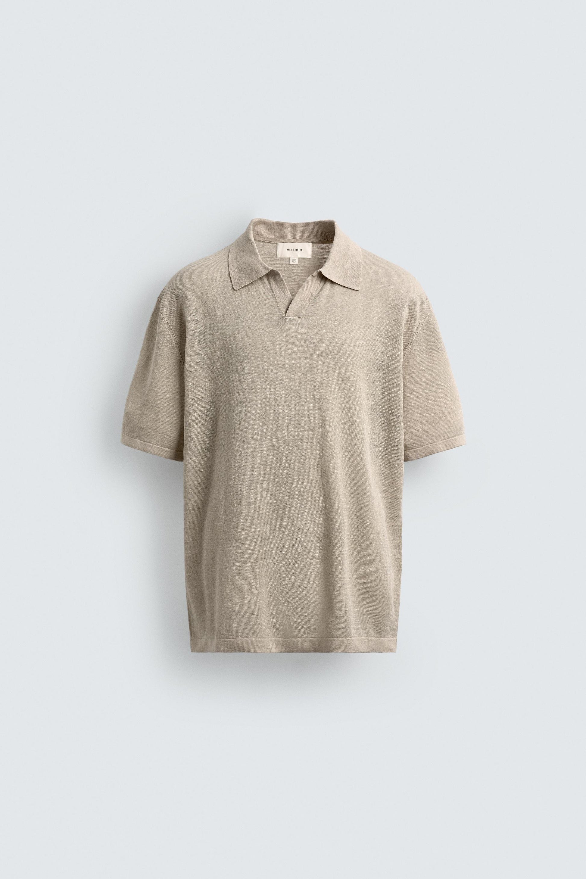 POLO MALHA REGULAR FIT 100% LINHO