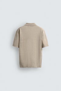 POLO MALHA REGULAR FIT 100% LINHO