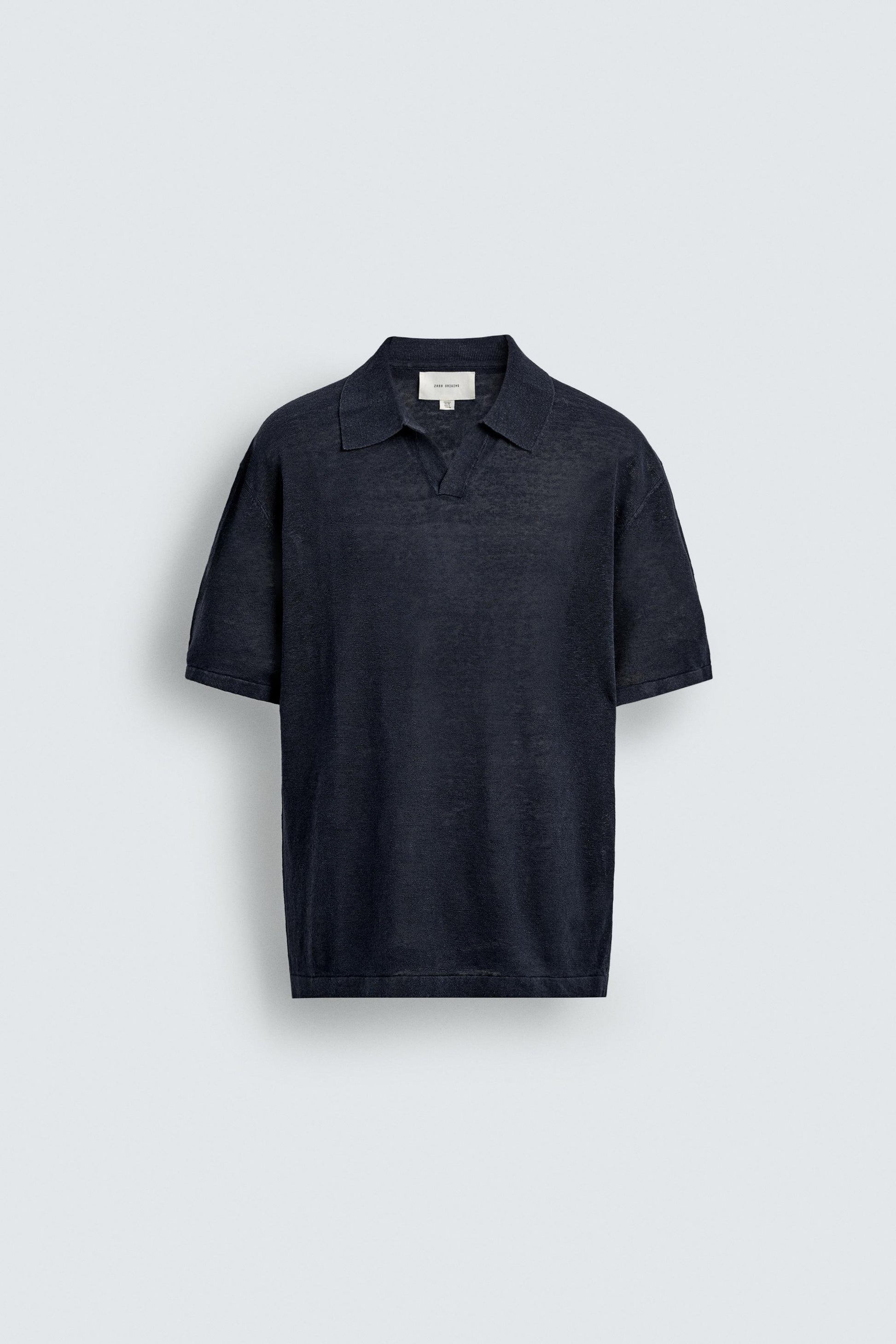POLO MALHA REGULAR FIT 100% LINHO