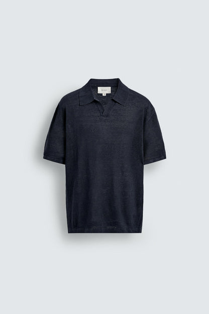 POLO MALHA REGULAR FIT 100% LINHO