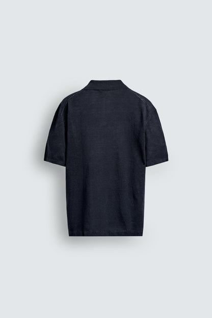 POLO MALHA REGULAR FIT 100% LINHO