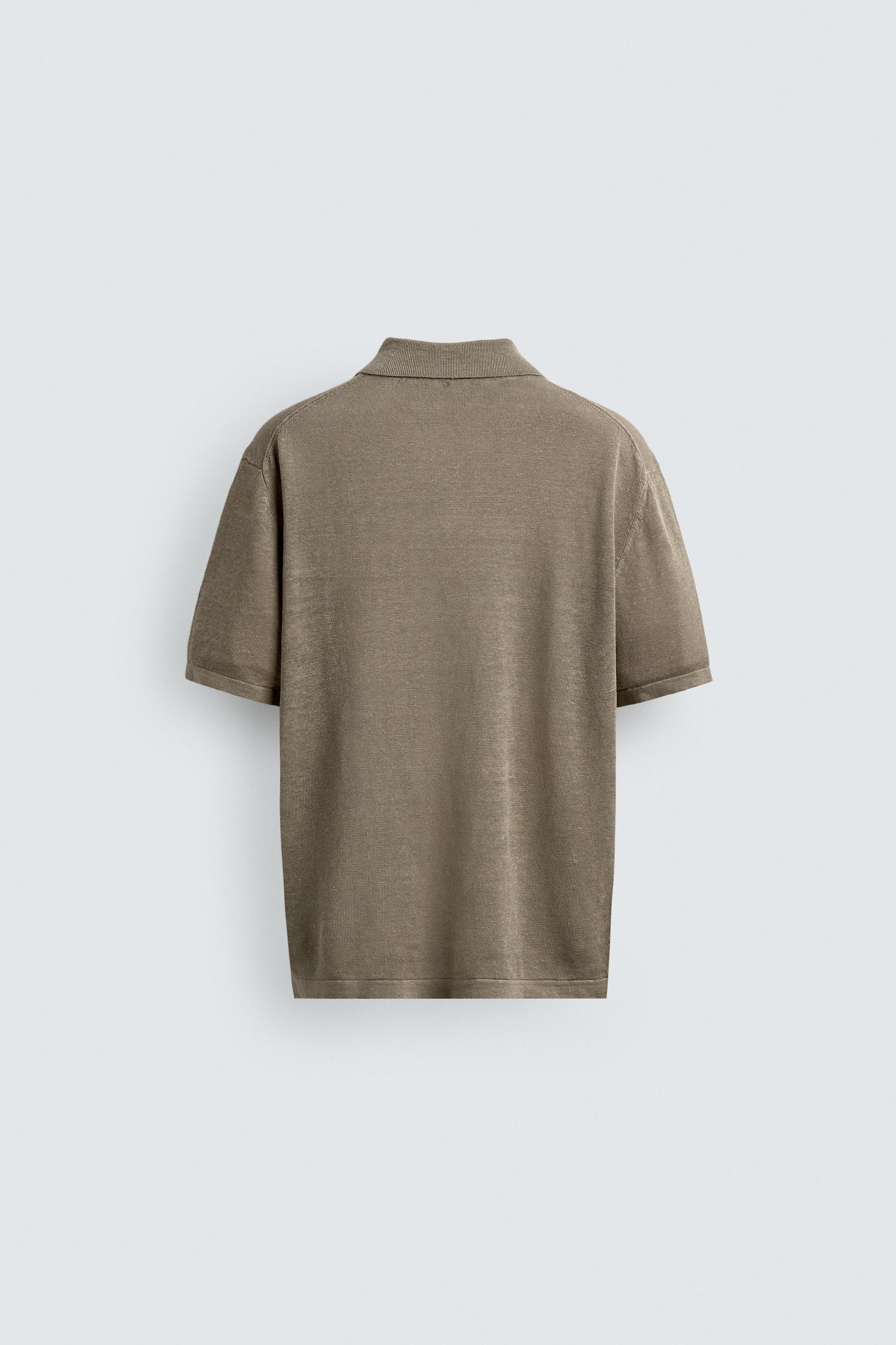 POLO MALHA REGULAR FIT 100% LINHO