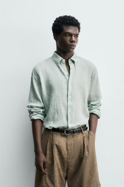 CAMISA REGULAR FIT 100% LINHO