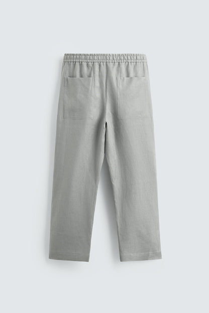 CALÇAS RELAXED FIT 100% LINHO