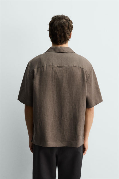 CAMISA RELAXED FIT 100% LINHO