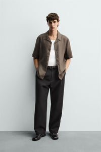 CAMISA RELAXED FIT 100% LINHO