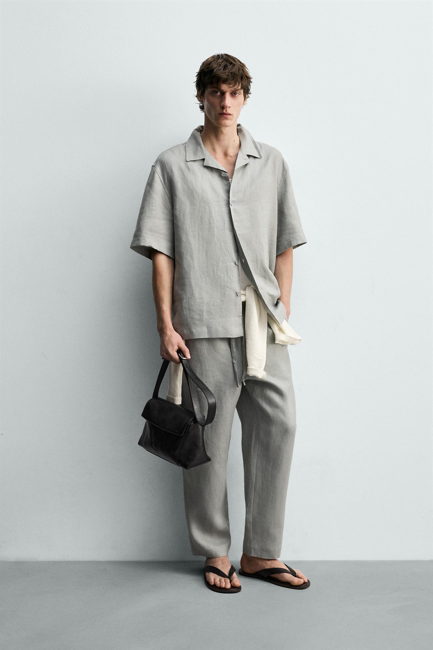 CAMISA RELAXED FIT 100% LINHO