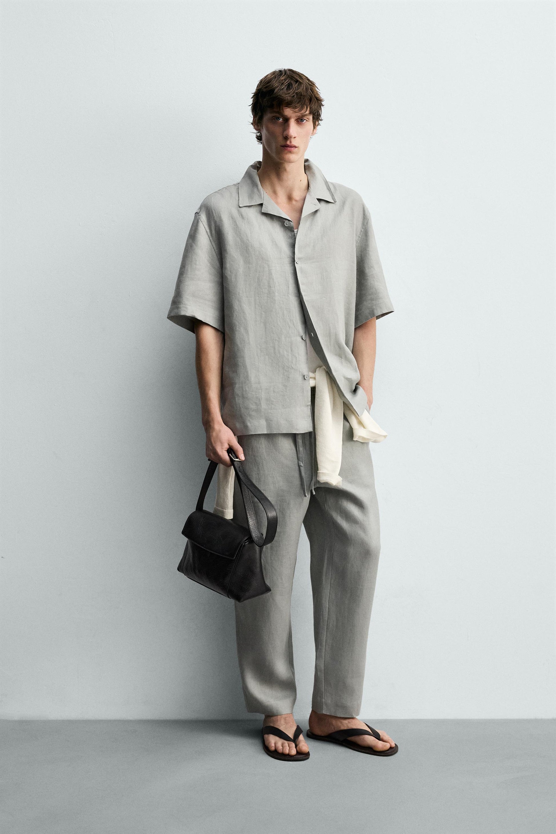 CAMISA RELAXED FIT 100% LINHO